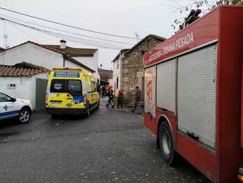 Un herido tras la deflagración de una bombona en Pascualcobo