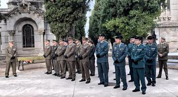 Acto militar en recuerdo de los que dieron su vida por España