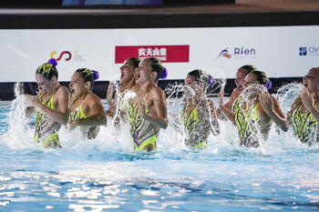 Oro para el equipo español en la final de rutina técnica