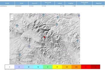 Un terremoto de grado 4 en la zona del Moncayo afecta a Soria