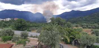 Estabilizado el incendio en el Barranco de las Cinco Villas