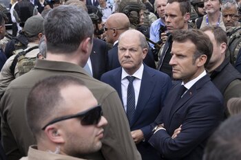 Scholz aborda con Biden, Macron y Sunak la situación en Rusia