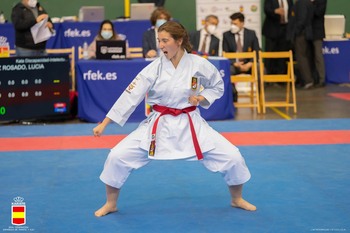 Lucía Sánchez, a la final en el Mundial de Para Karate