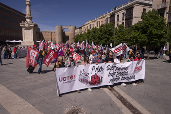 Reivindicación de la subida de salarios el 1 de mayo en Ávila