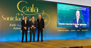 Jesús García-Cruces, galardonado en la XX Gala de la Sanidad