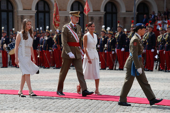 La princesa Leonor visita la Academia de Zaragoza