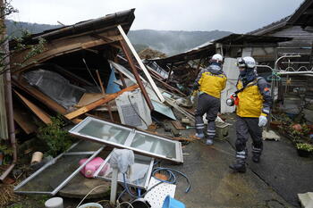 Continúan los temblores de tierra en el oeste de Japón