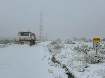 Primera nevada importante al norte de Gredos