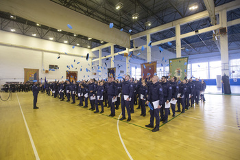 La formación de Frontex regresa a la Escuela de Policía