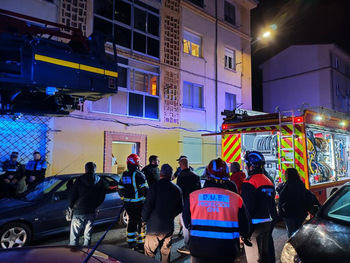 Cinco afectados en el incendio de una vivienda en Ávila
