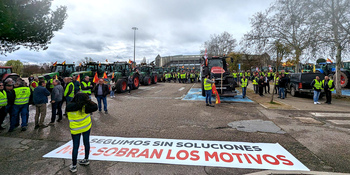 Agricultores de Ávila acuden a Valladolid para protestar