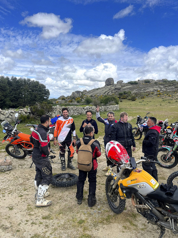 Ávila acogió el I Endurama Moto-trail con 140 participantes
