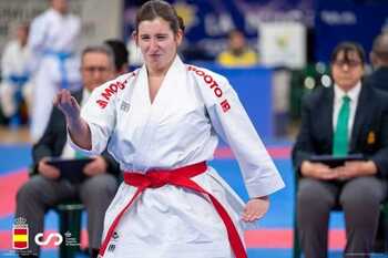 Lucía Sánchez, oro en la Liga Nacional de Karate