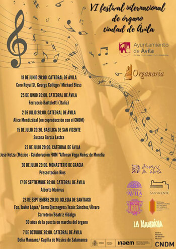 Últimos conciertos del Festival de Órgano Ciudad de Ávila