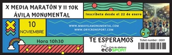 X Media Maratón y II 10km Ávila Monumental